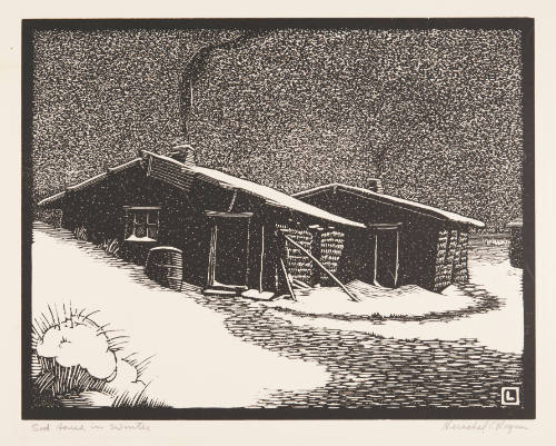 Sod House in Winter