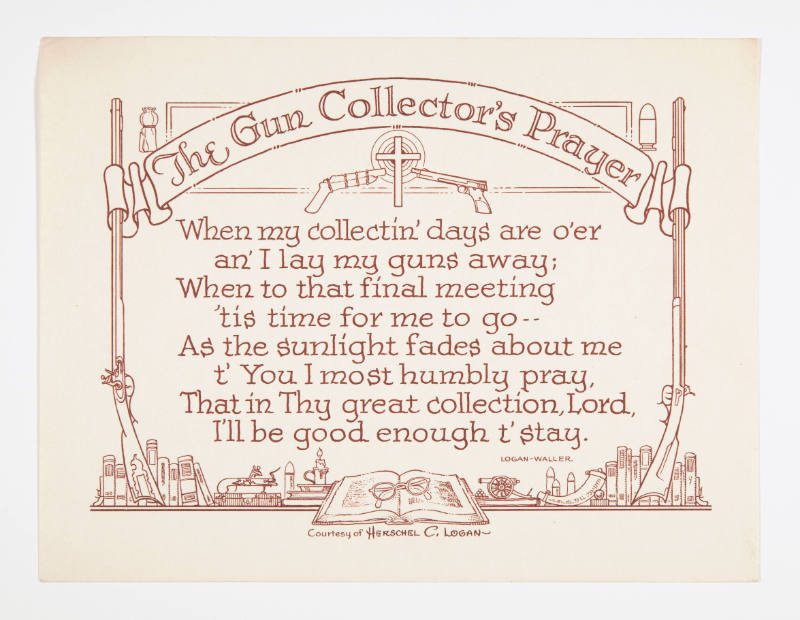 The Gun Collector's Prayer