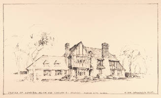 Sketch of Home for Mr. and Mrs. Charles E. Eckles