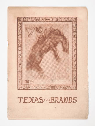 Pamphlet for "Texas Brands"