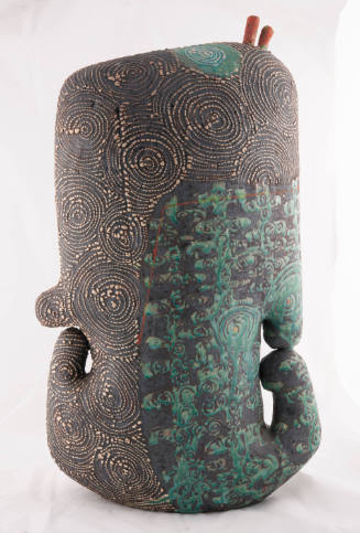 Yoshiro Ikeda, Spring Cactus, ca. 2009, stoneware, 31 x 16 1/2 x 8 1/4 in., Kansas State Univer…