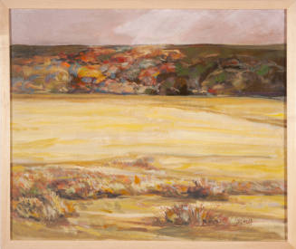 Oscar Vance Larmer, Wildcat Valley, ca. 2012, oil on canvas, 20 x 24 in., Kansas State Universi…