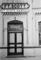 Gordon Roger Alexander Buchanan Parks, Frisco Railway Station, Fort Scott, Kansas, 1950, printe…