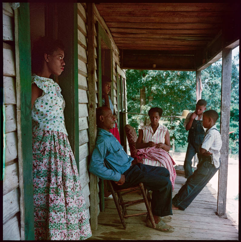 Gordon Roger Alexander Buchanan Parks, Willie Causey and Family, 1956, printed in 2017, chromog…