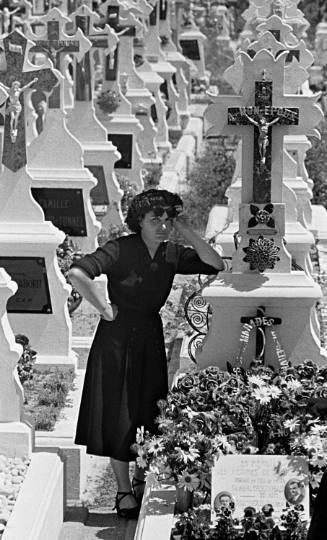 Gordon Roger Alexander Buchanan Parks, Mourner at Marshal Pétain's Funeral, Île d'Yeu, France, …