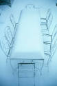 Gordon Roger Alexander Buchanan Parks, Table in Snow (backyard of Parks home, White Plains, New…