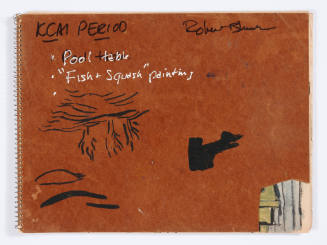 Sketchbook "Pool table / 'Fish + Squash' painting"