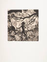 Douglas Bourgeois, Flambeau, 2015, Linocut with chine collé, 16 x 15 3/4 in., Kansas State Univ…