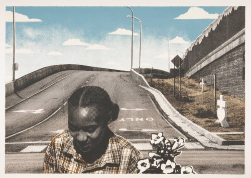 Karsten Creightney, 12th & Resilience, 2019, lithograph, 24 3/4 x 35 1/4 in., Kansas State Univ…