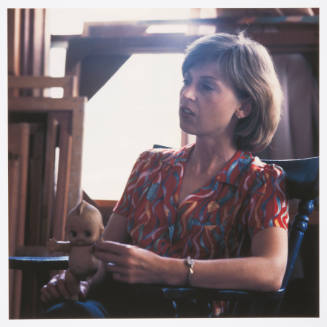 Anne Bagby (artist), in her home, Walnut Street, Kansas City, Missouri, May 20, 1982