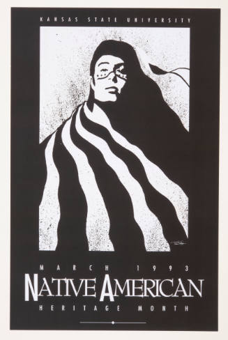 Poster for March 1993 Native American Heritage Month