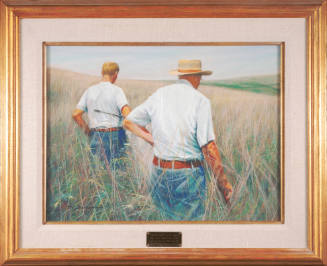 Mark L. Moseman, Stalking Insects, 1996, pastel, 18 x 24 in., Kansas State University, Marianna…
