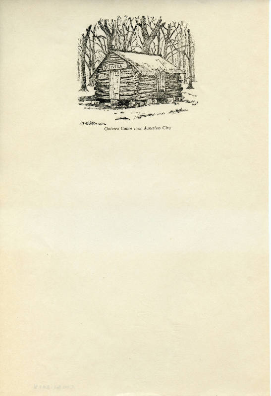 Quivira Cabin near Junction City (page proof)