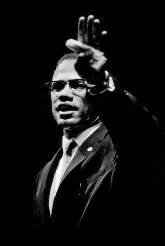 Gordon Roger Alexander Buchanan Parks
Culture:	United States
Malcolm X, 1963, printed 2017, g…