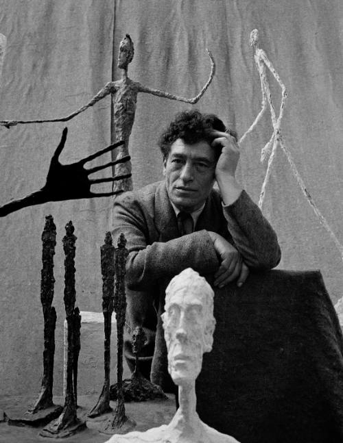 Gordon Roger Alexander Buchanan Parks, 
Sculptor Alberto Giacometti, Paris, 1951, printed 2017…