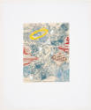 Norman Akers, A Need to Escape, 2020, monoprint, 10 1/4 x 7 7/8 in., Kansas State University, M…