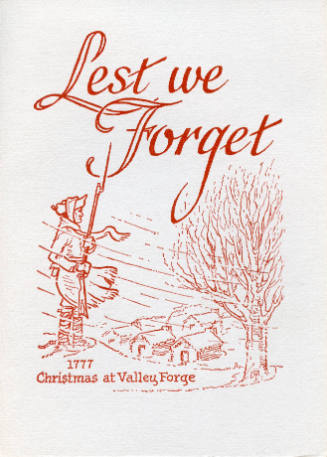 Lest We Forget Christmas card