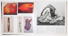 Lynda Benglis, Artforum (Benglis article, no ad), November 1974, photomechanical reproduction (…