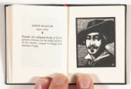 Herschel C. Logan, Portraits of Some Famous Printers, 1992, bound book, 2 11/16 x 2 x 5/16 in.,…