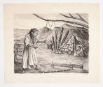 Fernando Castro Pacheco, People , from Mexican People, lithograph, 11 1/4 x 13 7/8 in., Kansas …