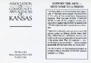 Association of Community Arts Councils of Kansas, Kansas Artists' Postcard Series title card, 1…