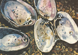 Pat Wolf, Clam Shell Series, 1979, photomechanical reproduction, 4 x 5 13/16 in., Kansas State …