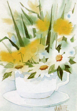 Mary Anne White, Spring Tea, 1981, photomechanical reproduction, 5 13/16 x 4 in., Kansas State …