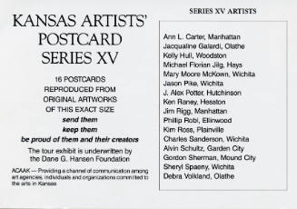 Kansas Artists' Postcard Series title card