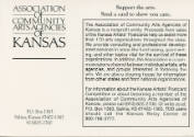 Association of Community Arts Councils of Kansas, Kansas Artists' Postcard Series title card, 1…