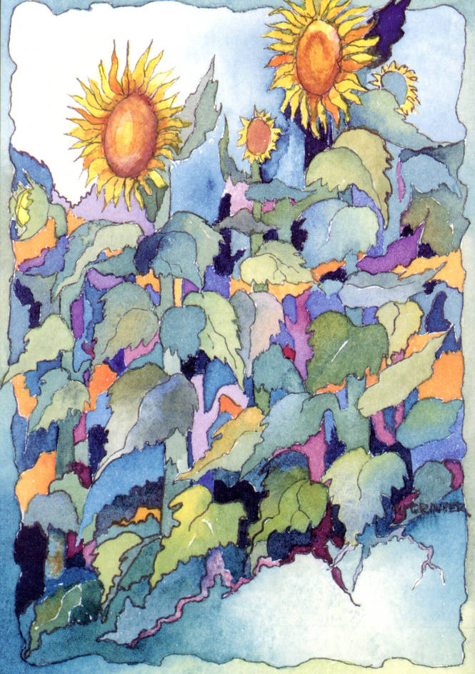 Mary Jane Grinter, Sunny Days (postcard), 1994, photomechanical reproduction, 5 13/16 x 4 in., …