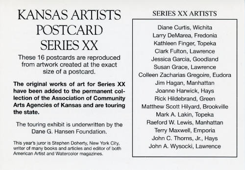 Kansas Artists' Postcard Series title card