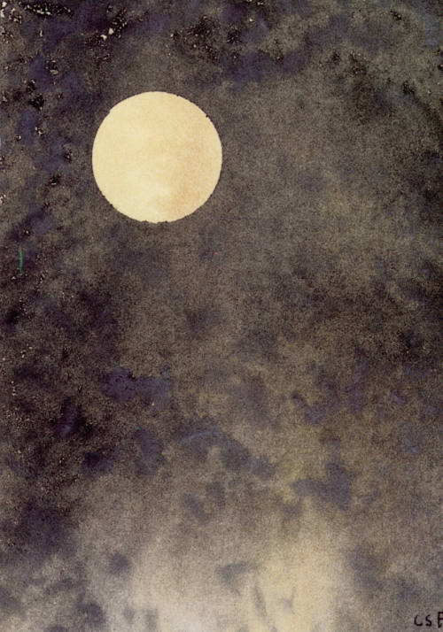 Clark Fulton, Harvest Moon, 1997, photomechanical reproduction, 5 13/16 x 4 in., Kansas State U…