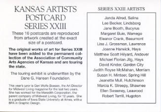 Kansas Artists' Postcard Series title card