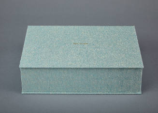 wood+paper+box, Mise-en-Scène, 2023, mixed media,
3 x 10 7/8 x 7 7/8 in., Kansas State Univers…