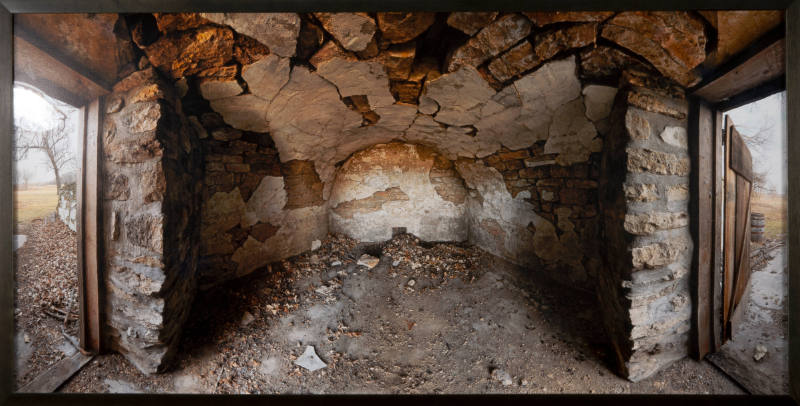 Tom Parish, Jacob Schreiber - Root cellar, Alma Township, 2012, printed 2014, inkjet print, Kan…