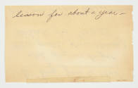 Ruth Isabelle Mertz, note to accompany The Bridge (Wamego, Kansas) by Maude Mitchell (verso), 1…