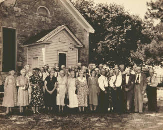 Willing Workers (Old Settlers Association) of the Beecher Bible and Rifle Church, ca. 1950, gel…