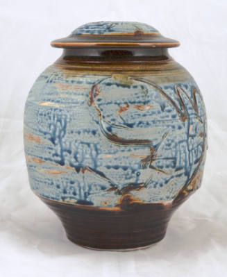 Glenda Taylor, title unknown, late 20th century, glazed stoneware, 8 x 10 in., Kansas State Uni…