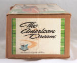 Randy Regier, The American Dream, 2003, cardboard, inkjet print, and found object (tin litho fr…