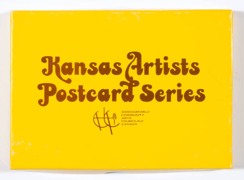 Association of Community Arts Councils of Kansas, Kansas Artists' Postcard Series (lid), 1983, …