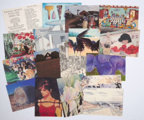 Association of Community Arts Councils of Kansas, Kansas Artists' Postcard Series XIII, 1990, p…