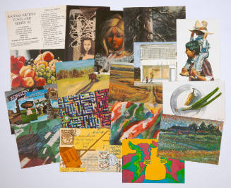 Association of Community Arts Councils of Kansas, Kansas Artists' Postcard Series XI, 1988, pho…