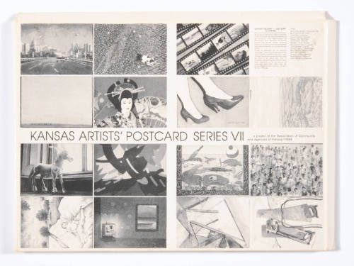 Association of Community Arts Councils of Kansas, Kansas Artists' Postcard Series (folder), 198…