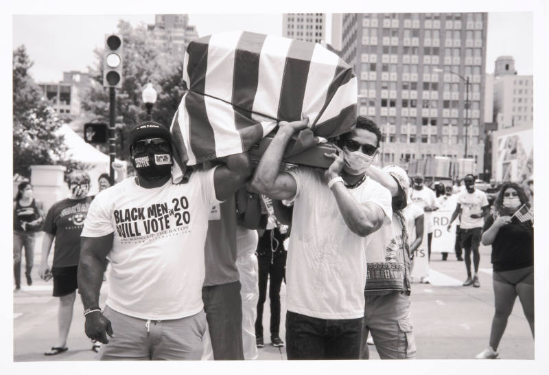 Doug Barrett, Protest 0013 (Juneteenth, Greenwood District, Tulsa), 2020, archival pigment prin…