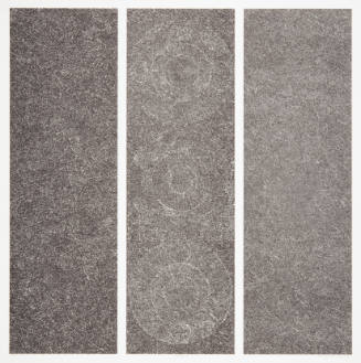 Bruce Conner, #122 Triptych, 1970, offset lithograph, 19 7/8 x 18 5/8 in., Kansas State Univers…