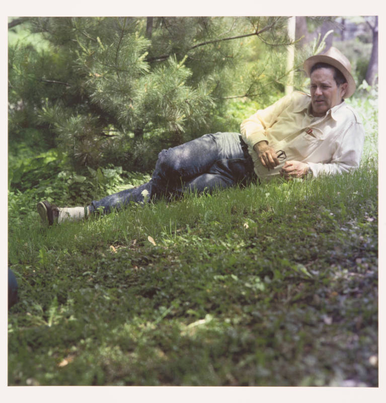 David Ray (English professor, University of Missouri - Kansas City), in Scoope Park, Kansas City, Missouri, October 4, 1987