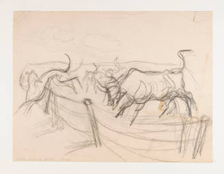 Study for Cattle Chasing Hound