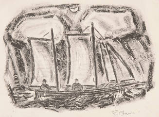 Title unknown (two men in sailboat)