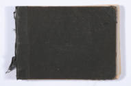 Herschel C. Logan, 1920s sketchbook with studies for prints, 1922 - 1924, cloth-covered binding…