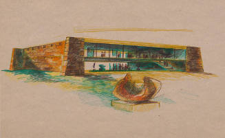 Title unknown (architectural drawing for Mining Museum, Crawford County, Kansas)